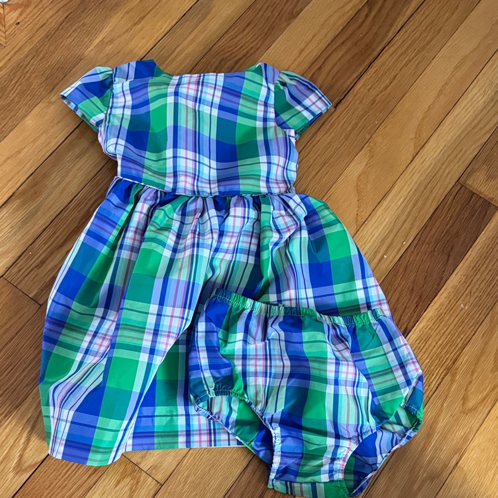 Gorgeous Ralph Lauren baby dress size 18M with bloomers